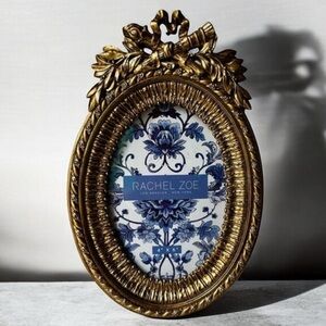 Rachel Zoe Ornate Gold Oval Frame